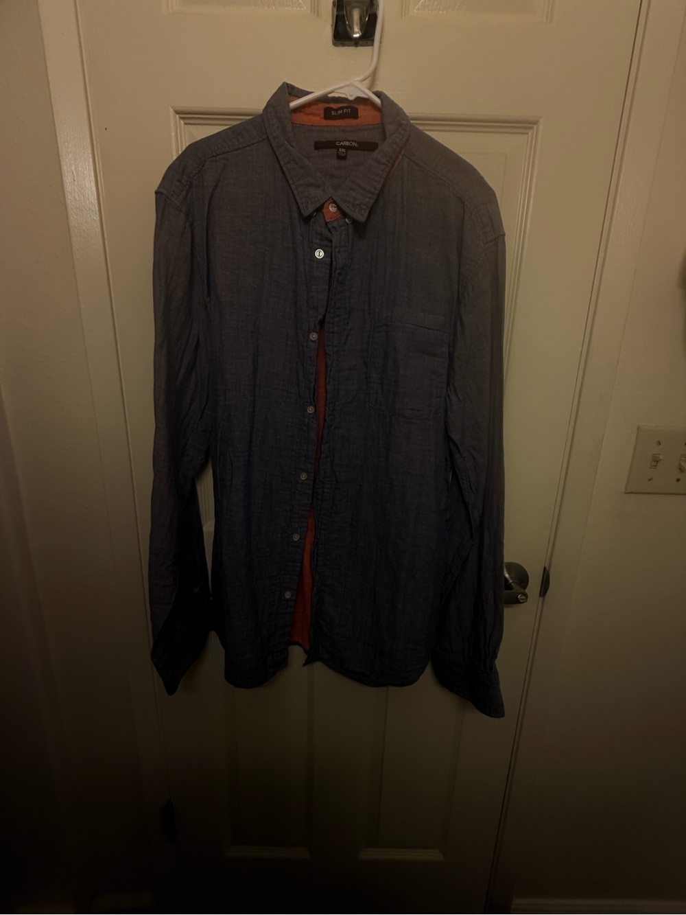 Carbon Men's blue Button-Down Shirt